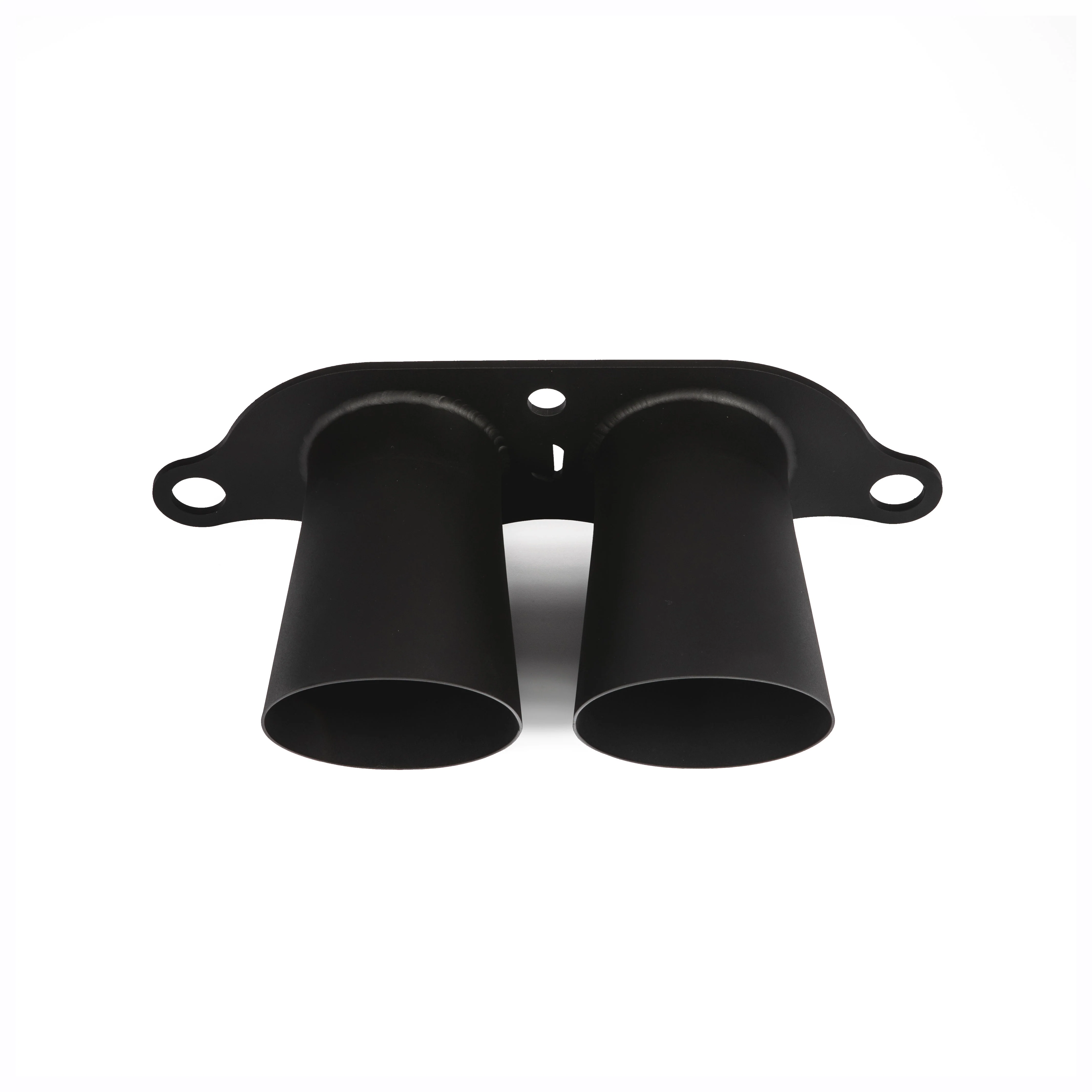 TITANIUM EXHAUST TIPS (MEGAPHONE - BLACK COATED) - Image 3