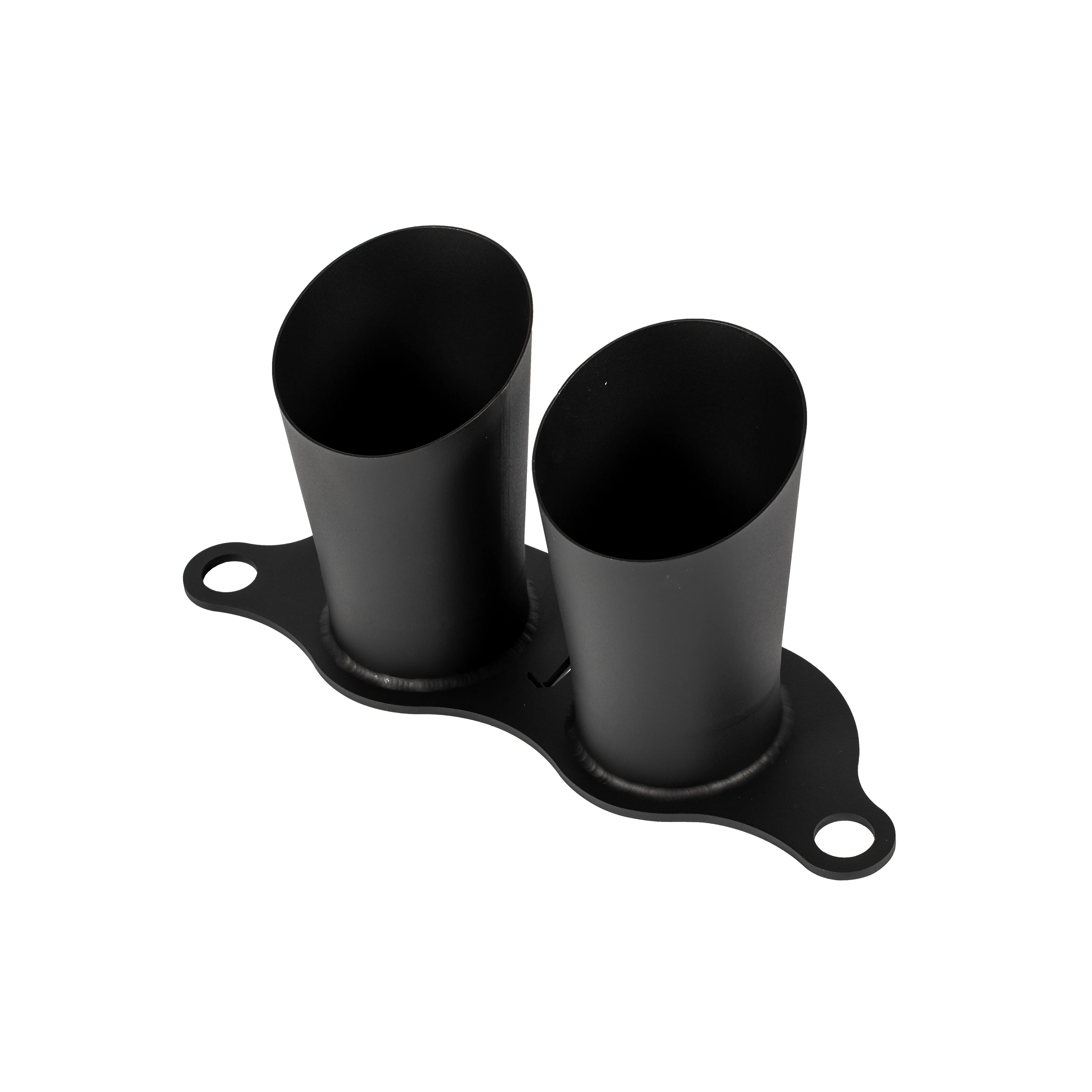 TITANIUM EXHAUST TIPS (MEGAPHONE - BLACK COATED) - Image 5