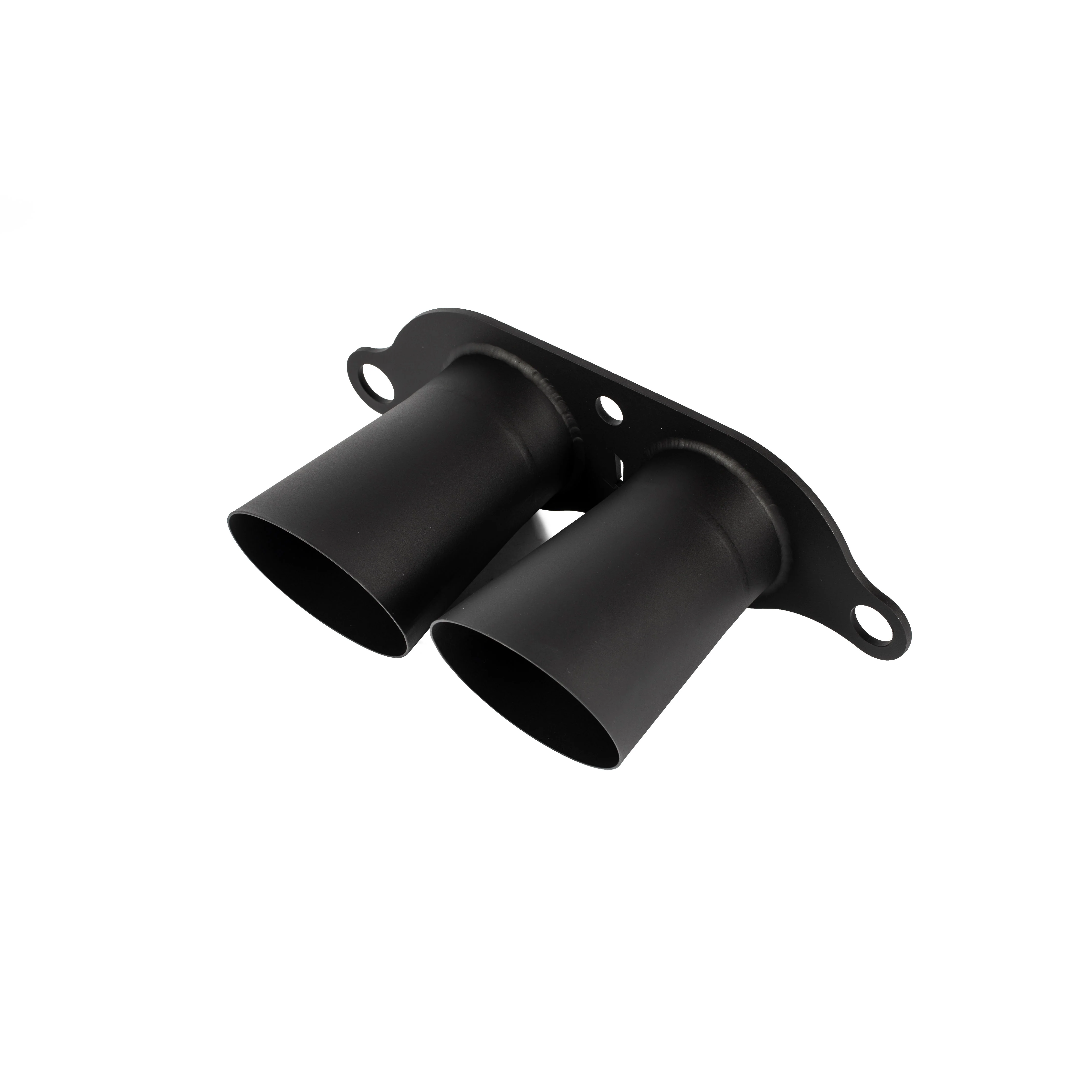 TITANIUM EXHAUST TIPS (MEGAPHONE - BLACK COATED) - Image 7