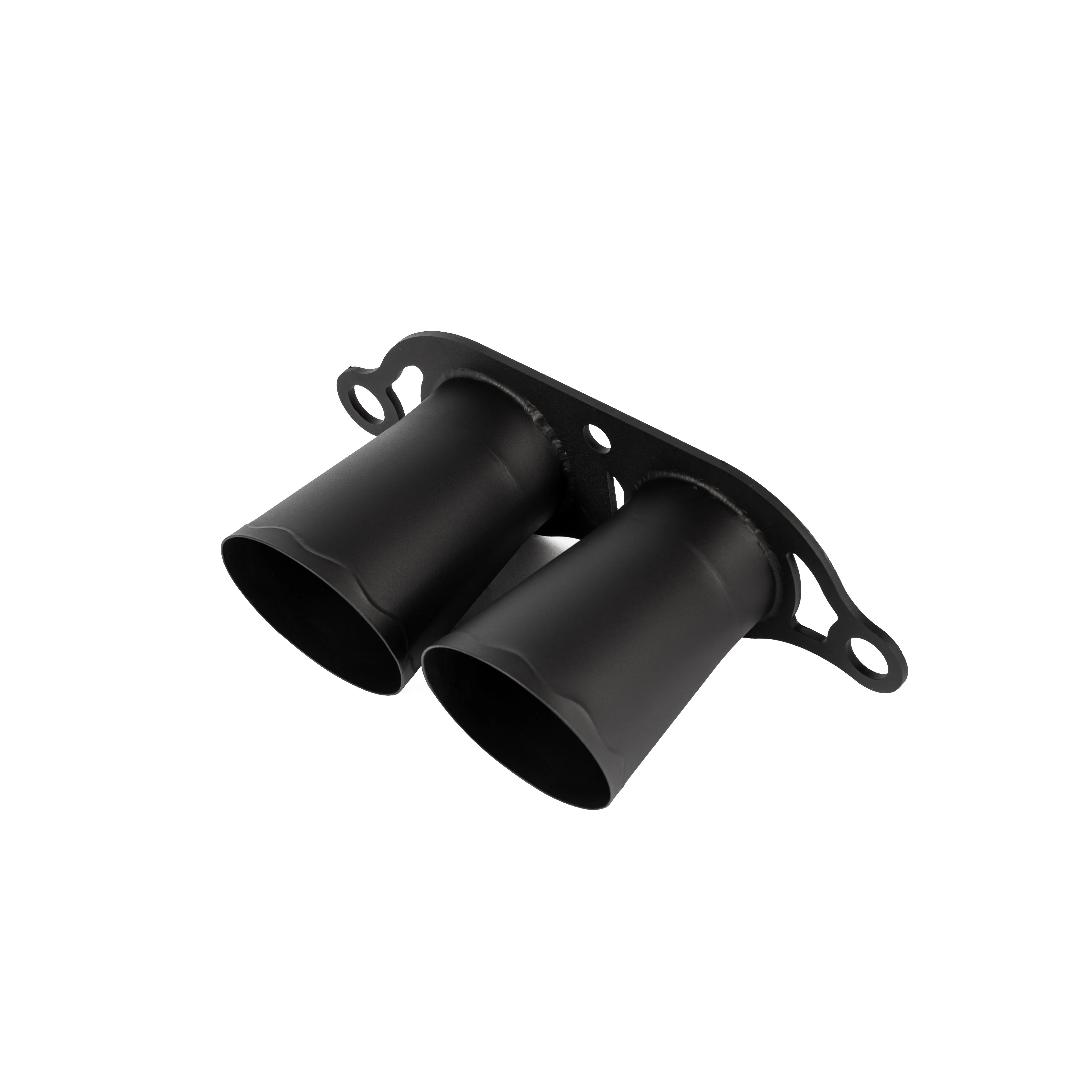 TITANIUM EXHAUST TIPS (SUPERLIGHT MEGAPHONE - BLACK COATED) - Image 5
