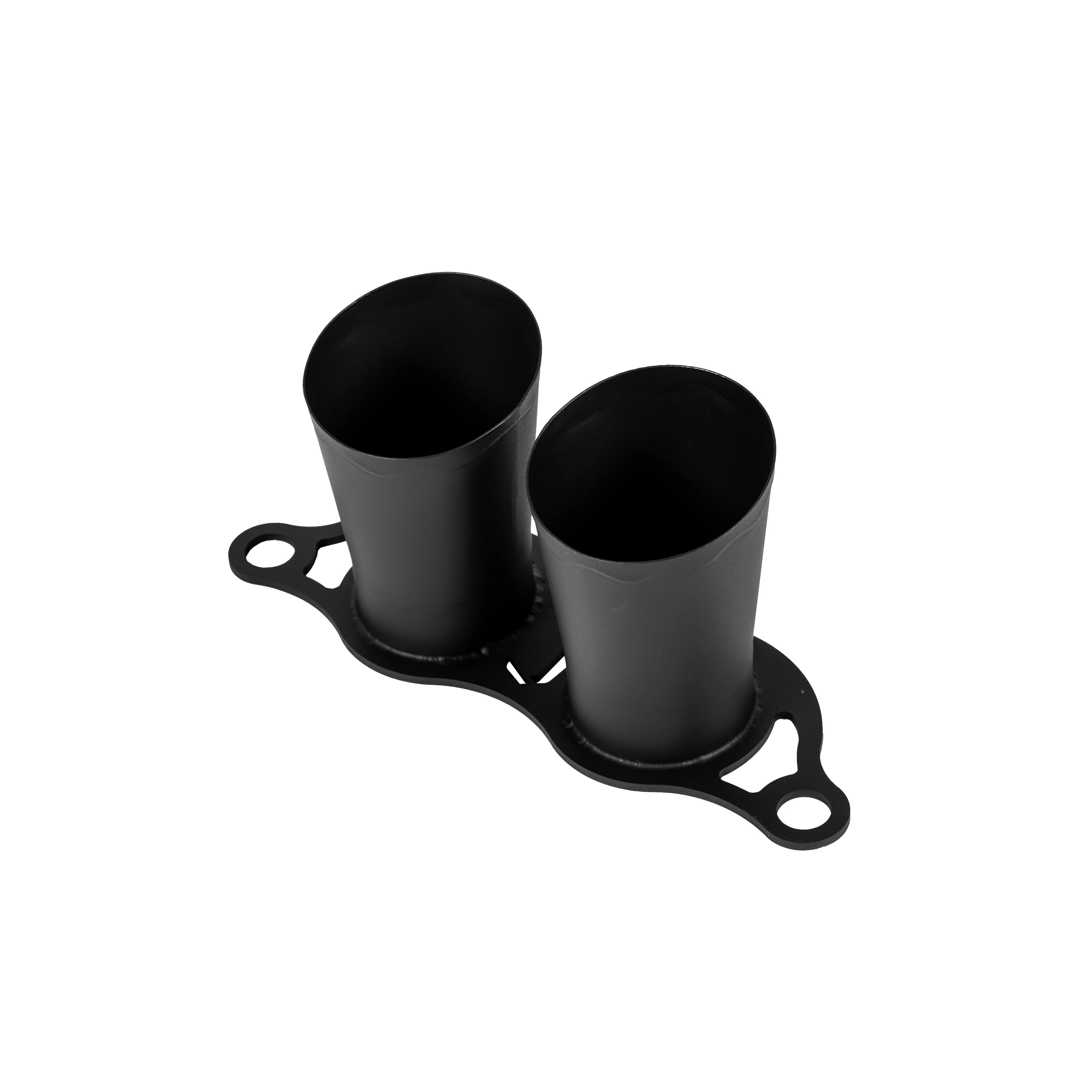 TITANIUM EXHAUST TIPS (SUPERLIGHT MEGAPHONE - BLACK COATED) - Image 7