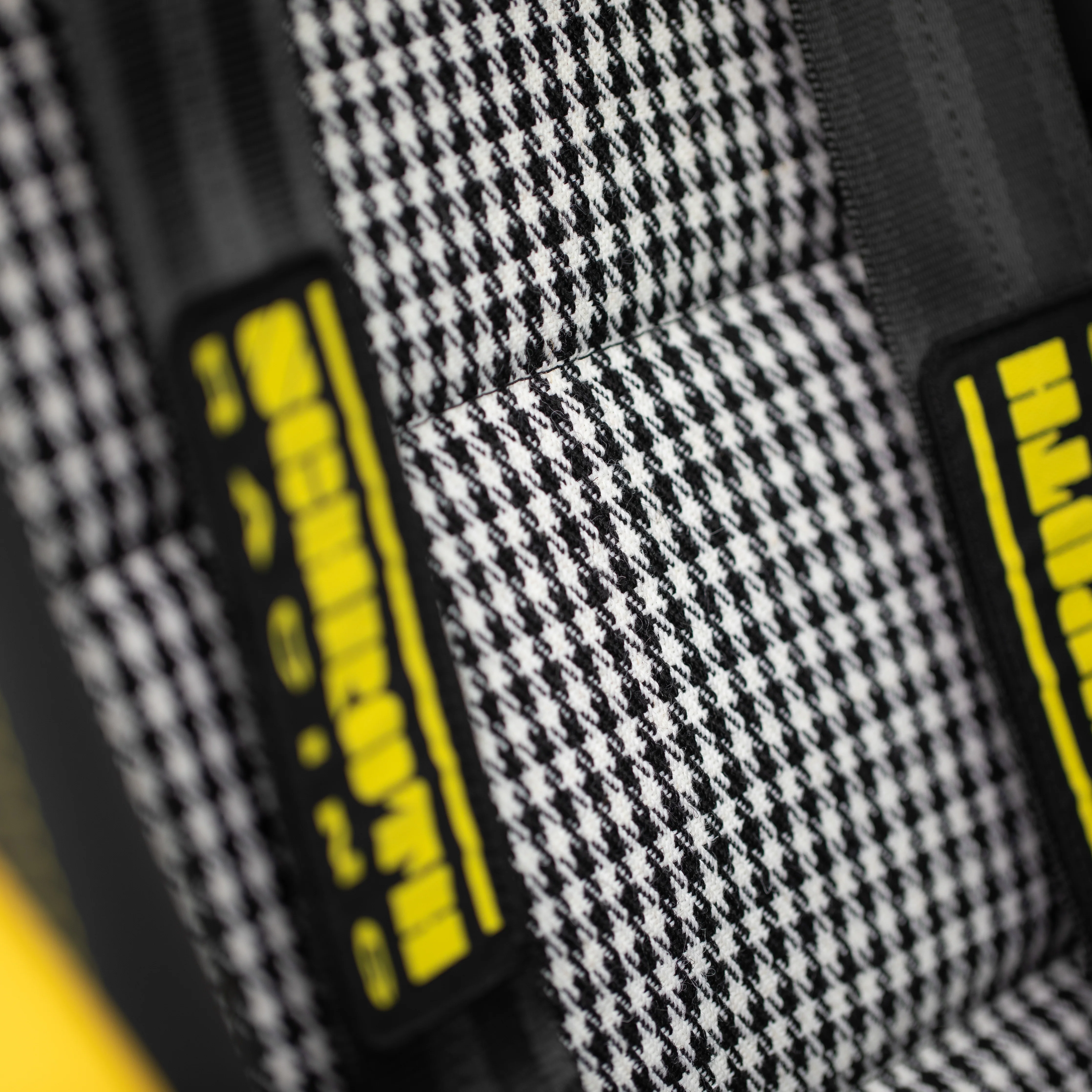 JCR SEAT CUSHION COVERS (918 / SPEEDSTER BUCKETS - CLASSIC PEPITA) - Image 3